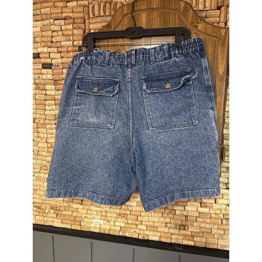 Vintage Y2K Hot Chili Blues Cargo Liking Shorts Cotton Size 36 - Picture 6 of 6